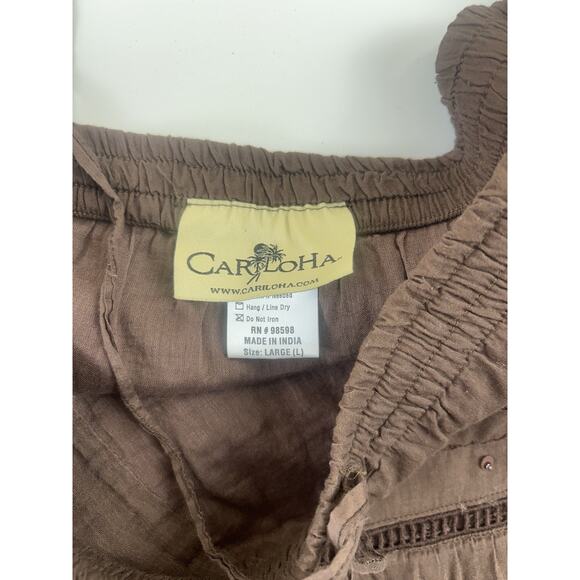 Y2K Cariloha Brown Midi Maxi Skirt Ruffle Tiered Boho Fairy Forest Large Sheer - Picture 11 of 13